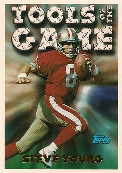 Steve Young San Francisco 49ers 1994 Topps NFL Tools of the Game #555